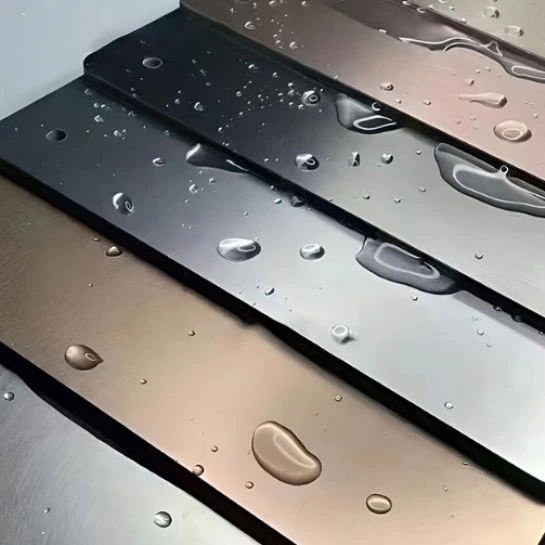 Metal Fırçalı Yapışqan Panel